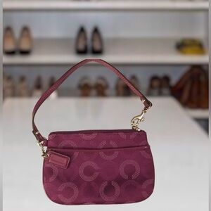 Coach Wristlet, Excellent Condition, Like New 6.5" x 4.5", Lovely Purple